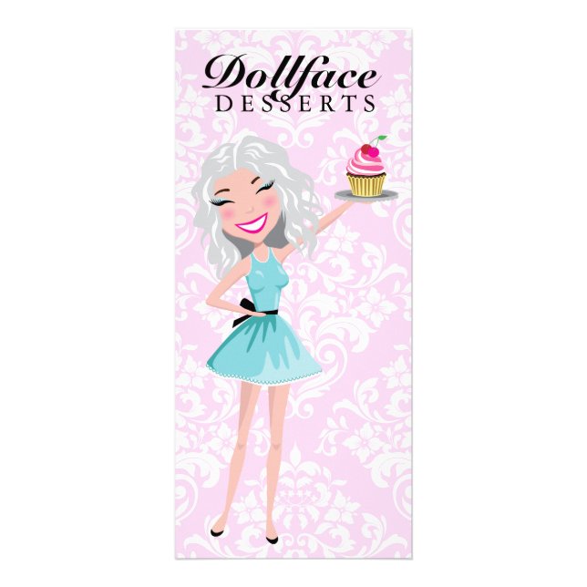 Menú rosado del damasco de Ivorie de 311 postres (Frente)