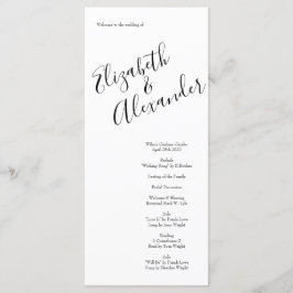 Menú Rosas naranjas Boda Floral Modern