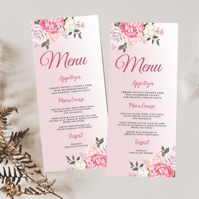 Menú Rosas románticos pasteles florales dulces 16 (Subido por el creador)