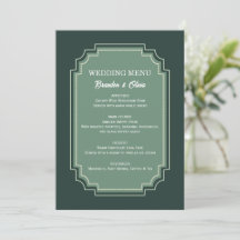 Sage Serenity Modern Elegant Border