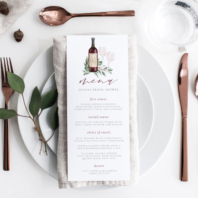 Menú Saludos para amar el evento o ducha de Bodas con t (Subido por el creador)