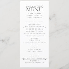 Menú Semilla de amapola de 4" x 9"