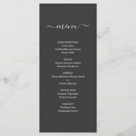 Menú simple para Boda u otra ocasión especial