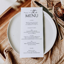 Menú Simplemente Boda mínimo