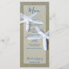 Menú Starfish Beach Wedding