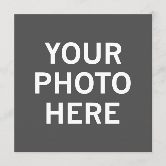 Menú Su foto aquí (Anverso)