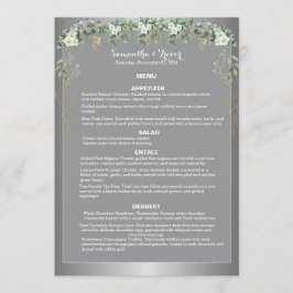 Menú Sueños Lustres Botánicos: Una Fantasía Botánica