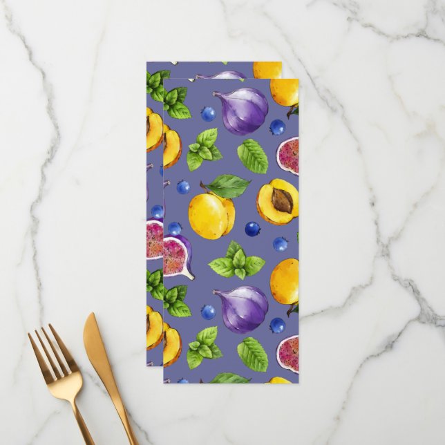 Menú Summer Fruits (Anverso/Reverso In Situ)