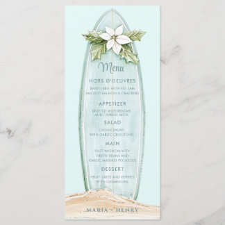 Menú Surfboard navidades | Playa de invierno