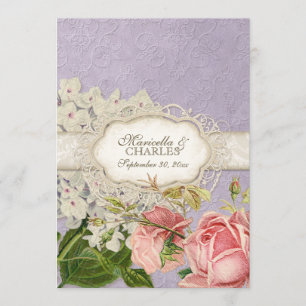 Menú Té de color vintage moderno manchado hidrangea en 