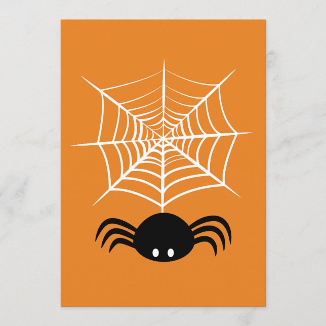 Menú Telaraña de Halloween (Anverso)