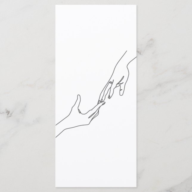 Menú ¡Tenga mi mano! (Anverso)