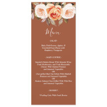 Terracott Boho Fall Floral Boda