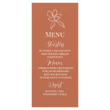 Terracotta Boda mínimo de la floral