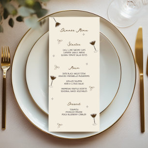 Menú Tini bit más viejo Espresso mano dibujada cumpleañ