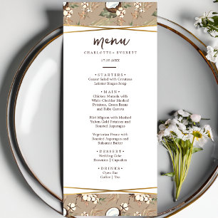 Menú Tropical Hawai Floral & boda de coco
