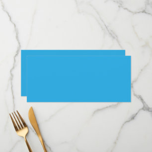 Menú un fondo azul con