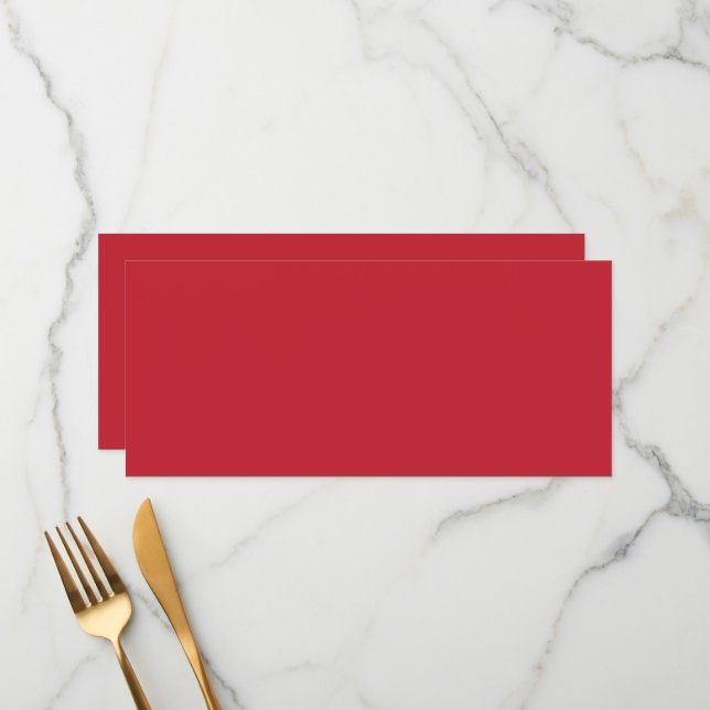 Menú un fondo rojo con (Anverso/Reverso In Situ)