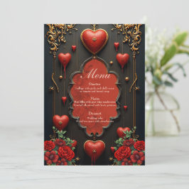 Menú Un toque gótico, corazones y conexión eterna.