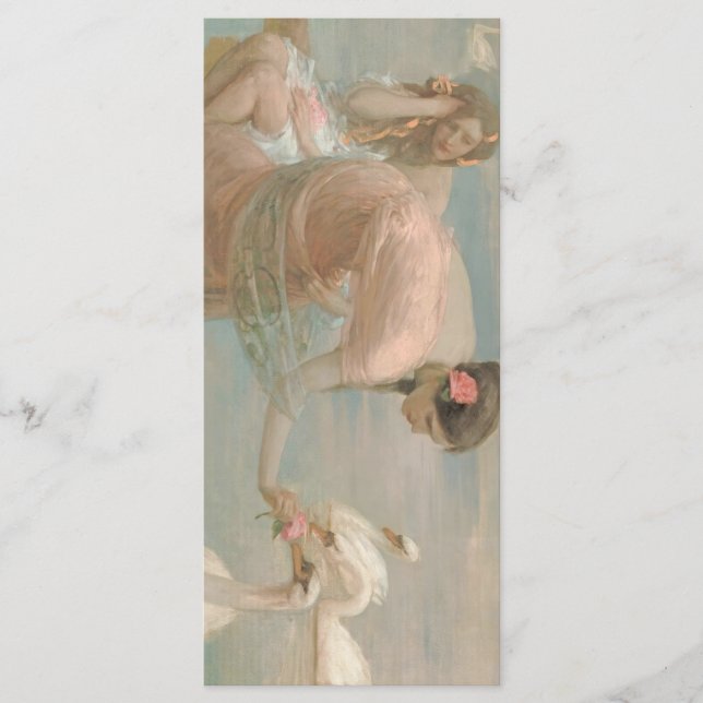 Menú Una mañana de verano por Rupert Bunny (1897) Bookm (Anverso)