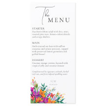 Verano Boda Botánico Elegante Floral Audaz