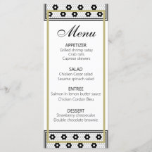 Viejo bistró francés Oro blanco negro