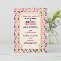Whimsical Pink Peony Floral with Gold Frame