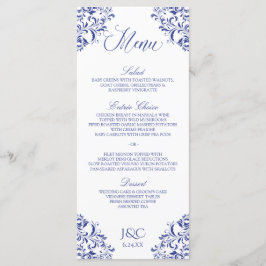 Menús de Boda Elegantes | Nadine (Azul Real)
