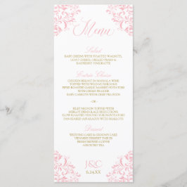 Menús de Boda Elegantes | Nadine (Rosa y Dorado)