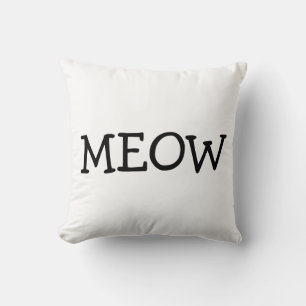 MEOW, Cojín decorativo de algodón