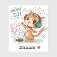 Meow DJ Pegatina