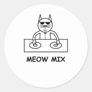 Meow Mix Pegatina