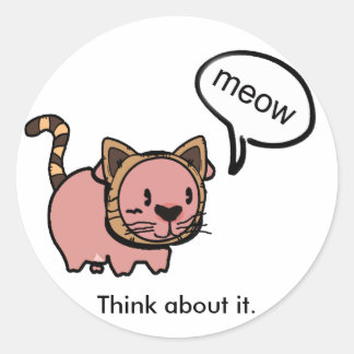 Meow Pig Pegatinas