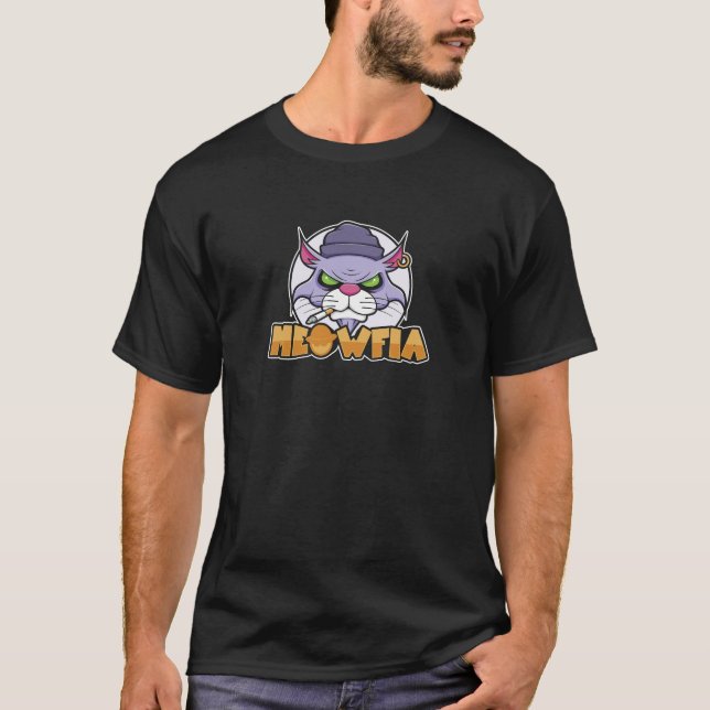 Meowfia Funny Gangster Camiseta de gato birmano (Anverso)