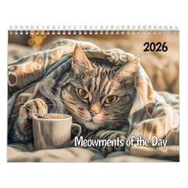 Meowmentos del Día - Calendario de Gatos 2026