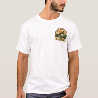 Meowntain Climber Saltando Camiseta Cat