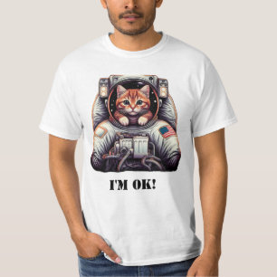 Meowventure galáctica: Camiseta de gato divertida 
