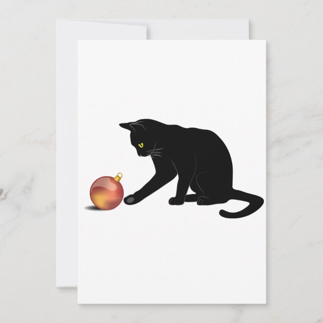 Meowy Navidades Funny Cat (Anverso)
