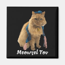 Meowzel Tov Mazel Tov imán para gatos judíos