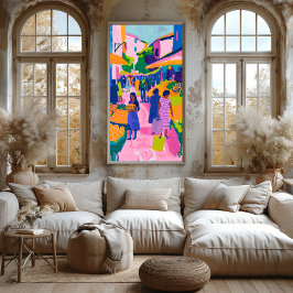 Mercado Callejero: Arte Favista Vibrante