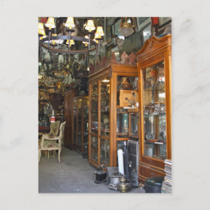 Mercado de antigüedades en Atenas - Tarjeta postal