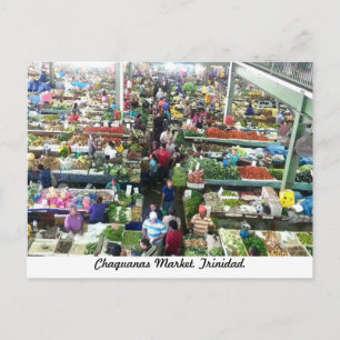 Mercado de Chaguanas, postal de Trinidad