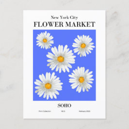 Mercado de flores de Nueva York, postal SOHO