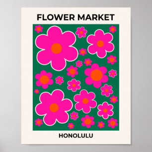 Mercado de flores Honolulu Decoración moderna Flor