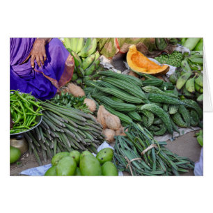 Mercado de la verdura del Tamil Nadu