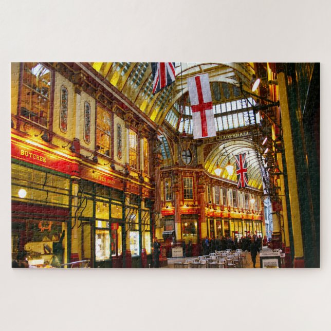 Mercado de Leaden Hall Londres. Rompecabezas (Horizontal)