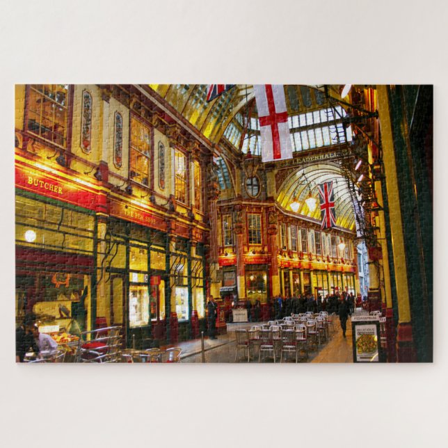 Mercado de Leaden Hall Londres. Rompecabezas (Horizontal)
