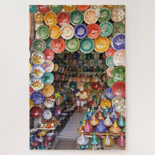 Mercado de Marrakech, Marruecos Jigsaw Puzzle 1014