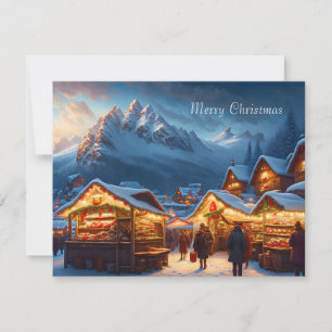 mercado de Navidad en las montañas - casa abierta 