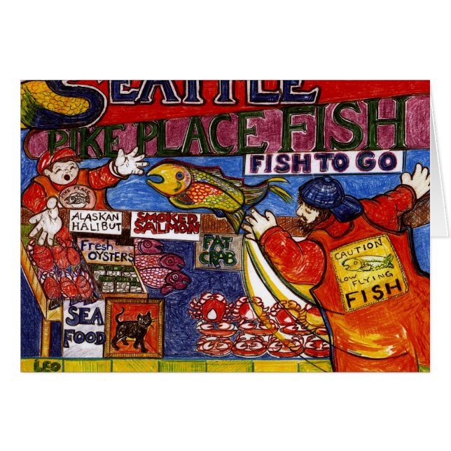 Mercado de pescados de Seattle (Anverso (Horizontal))